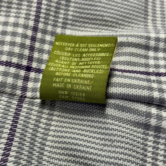 Sofia & Kyo Women's Wool Jacket SZ S Peacoat Purple Button Up Funnel Neck Short - Picture 11 of 12